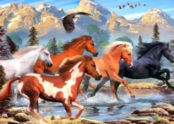 Alipson Puzzle Robinson Howard - Wild and Free* Chevaux|Montagnes