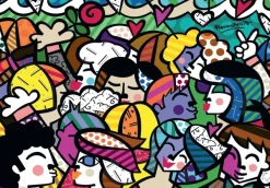 Bluebird Puzzle Romero Britto - Romero Britto - Looking into the future*Femme De 1 500 Pièces|De 1 500 Pièces