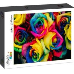 Grafika Kids Roses Multicolores*Enfant Forêts, Fleurs Et Jardins|Dès 6 Ans : 50 À 100 Pièces
