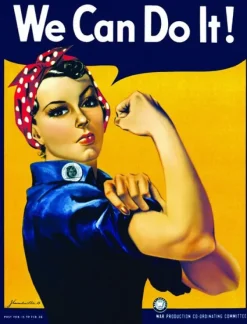 Eurographics Rosie the Riveter: We Can Do It!* Rétros Et Nostalgie|Affiches De Cinéma, Publicité