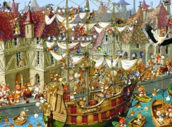 Grafika Ruyer François - François Ruyer: Lapins !*Femme De 2 000 Pièces|De 2 000 Pièces