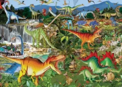 Bluebird Puzzle Ruyer François - Explorers and Dinosaurs*Femme De 1 500 Pièces|De 1 500 Pièces