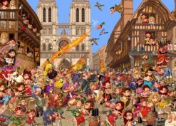 Bluebird Puzzle Ruyer François - La Cour des Miracles !*Femme De 1 500 Pièces|De 1 500 Pièces
