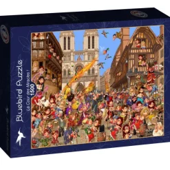 Bluebird Puzzle Ruyer François - La Cour des Miracles !*Femme De 1 500 Pièces|De 1 500 Pièces