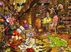 Grafika Ruyer François - François Ruyer - Sorcière à la Bibliothèque*Femme De 2 000 Pièces|De 2 000 Pièces