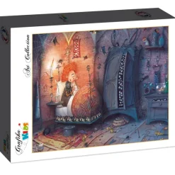 Grafika Kids Ruyer François - François Ruyer - Sorcière au Lit - La Nuit*Femme Halloween|Gothiques Et Sorcières