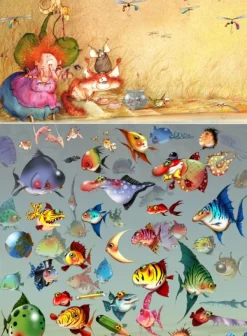 Grafika Ruyer François - François Ruyer - Bain de Pieds de la Sorcière*Femme De 2 000 Pièces|De 2 000 Pièces