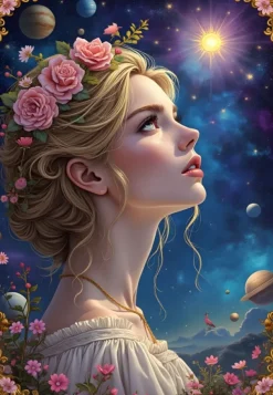 Alipson Puzzle Rêverie Astrale*Femme Hommes Et Femmes|Forêts, Fleurs Et Jardins