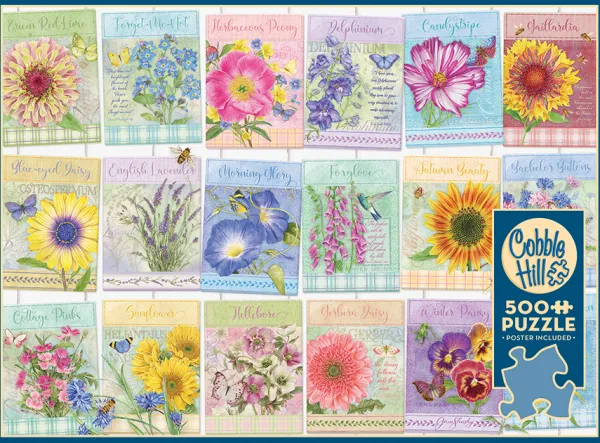 Cobble Hill Sachets de Graines*Enfant Collages|Forêts, Fleurs Et Jardins