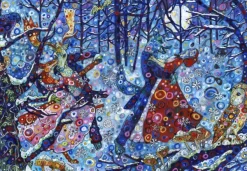 Grafika Sally Rich - Midnight Waltz*Femme Hommes Et Femmes|Forêts, Fleurs Et Jardins