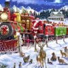 Bluebird Puzzle Santa Express Usa*Femme Animaux De La Forêt|Noël