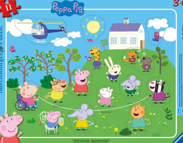 Ravensburger Saut à la corde avec Peppa Pig*Femme/Enfant Animaux De La Ferme|Bébés Et Enfants