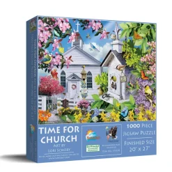 SunsOut Schory Lori - Lori Schory - Time for Church* Oiseaux|Cottages Et Châlets