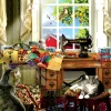 SunsOut Schory Lori - Lori Schory - The Sewing Room* Chats|Rétros Et Nostalgie