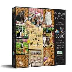 SunsOut Schory Lori - Une Vie Parfaite grâce aux Chats* Chats|Collages