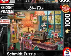 Schmidt Spiele Secret Puzzle - Atelier de Couture* Déco Et Objets|De 1 000 Pièces