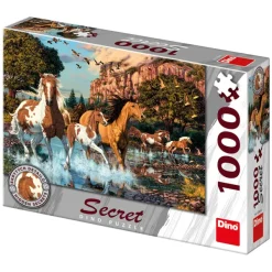 Dino Secret Puzzle - Chevaux* Chevaux|De 1 000 Pièces