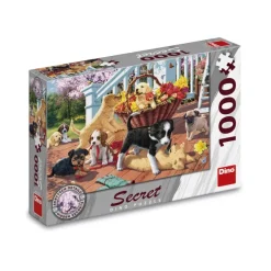 Dino Secret Puzzle - Chiots* Chiens|De 1 000 Pièces