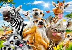 Castorland Selfie Africain*Femme Animaux Sauvages|Humour, Satire Et Wasgij