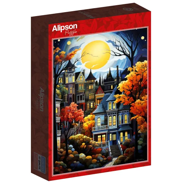 Alipson Puzzle Serene Village* Villes Et Villages|De 1 000 Pièces