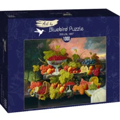 Bluebird Puzzle Severin Roesen - Still Life, 1867* Art|De 1 000 Pièces