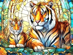 SunsOut Sg Zoo - Tigres*Enfant Animaux Sauvages|De 500 À 999 Pièces