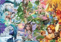 Bluebird Puzzle Sheena Pike - La Saison des Fées* Animaux De La Forêt|Animaux Sauvages