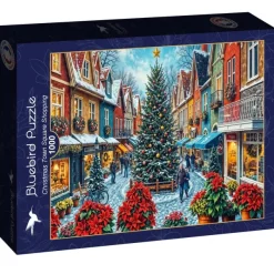 Bluebird Puzzle Shopping de Noël sur la Place*Femme Noël|Villes Et Villages