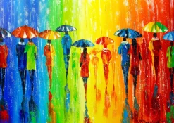 Enjoy Puzzle S'il Pleut*Femme Hommes Et Femmes|Art