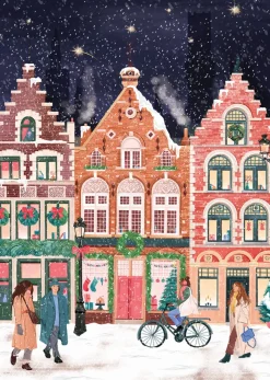 Pieces & Peace Simply, Katy - Bruges à Noël* De 1 000 Pièces|De 1 000 Pièces