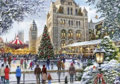 Bluebird Puzzle Skating Outside Natural History Museum*Femme De 2 000 Pièces|De 2 000 Pièces