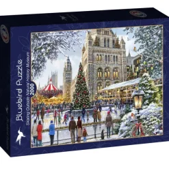 Bluebird Puzzle Skating Outside Natural History Museum*Femme De 2 000 Pièces|De 2 000 Pièces