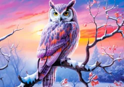 Castorland Soirée Idéale du Hibou* Oiseaux|Forêts, Fleurs Et Jardins