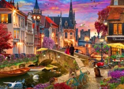 Bluebird Puzzle Soirée sur le Canal* Villes Et Villages|De 1 000 Pièces