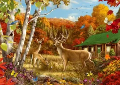 Enjoy Puzzle Somewhere in a Field* Animaux De La Forêt|Cottages Et Châlets