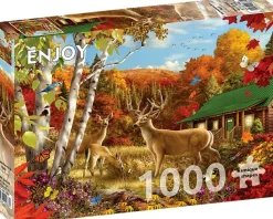 Enjoy Puzzle Somewhere in a Field* Animaux De La Forêt|Cottages Et Châlets