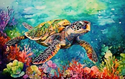 SunsOut Sortir Nager* Animaux Marins|Fonds Marins