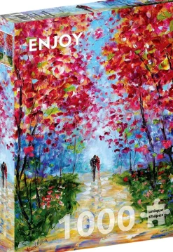 Enjoy Puzzle Spring Blooms Romance*Femme Hommes Et Femmes|Amour Et Tendresse