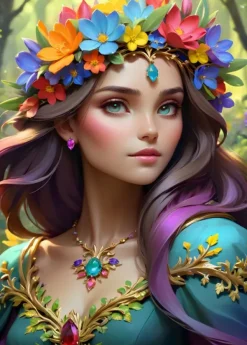 Bluebird Puzzle Spring Mood*Femme Hommes Et Femmes|Forêts, Fleurs Et Jardins