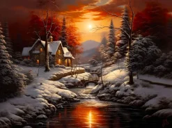 SunsOut Sérénité dans les Bois* Soleil, Lune|Cottages Et Châlets