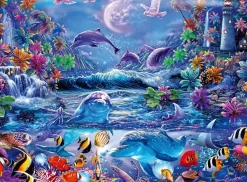 Ravensburger Star Line - La Magie du Clair de Lune* Pièces Phosphorescentes|Dauphins