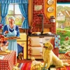 Bluebird Puzzle Steve Crisp - Cottage Interior*Femme Chiens|Déco Et Objets