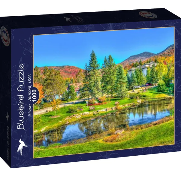 Bluebird Puzzle Stowe, Vermont, USA* États-Unis Et Canada|Forêts, Fleurs Et Jardins
