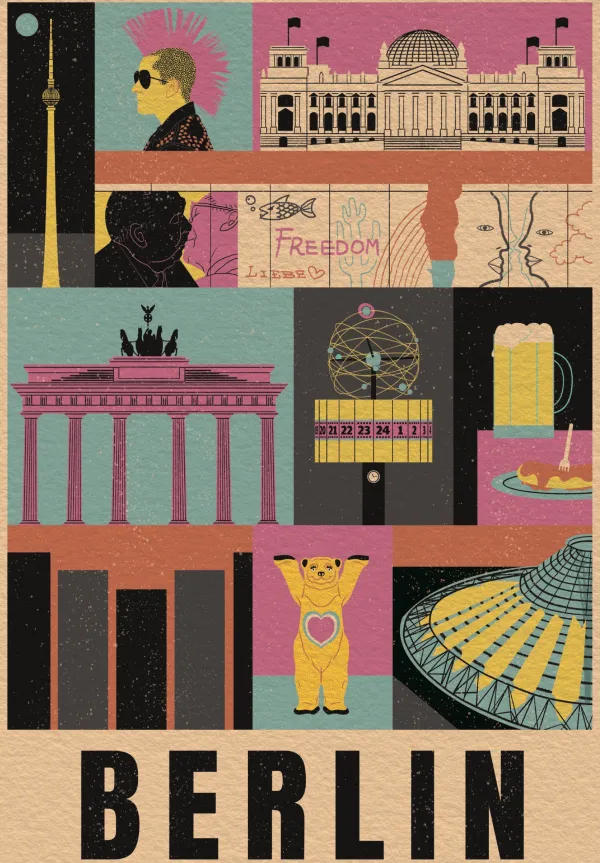 Clementoni Style in the City, Berlin* Allemagne|Affiches De Cinéma, Publicité