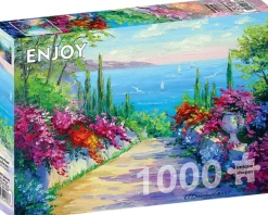 Enjoy Puzzle Sunny Road to the Sea* Plages Et Îles De Rêve|Forêts, Fleurs Et Jardins