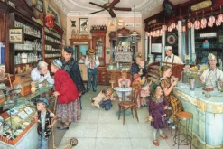 SunsOut Susan Brabeau - Soda Fountain*Femme Rétros Et Nostalgie|Hommes Et Femmes