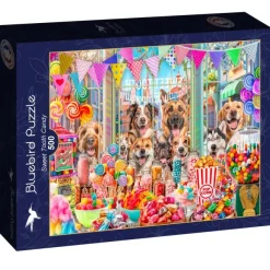 Bluebird Puzzle Sweet Tooth Candy* Chiens|Déco Et Objets