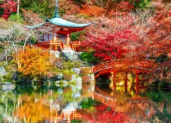 Bluebird Puzzle Temple Daigo-ji en Automne, Kyoto*Femme Pays D'Asie|Religions Et Mysticisme
