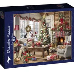 Bluebird Puzzle The Macneil Studio - Noël Chaleureux*Femme Chiens|Chats