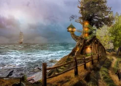 Enjoy Puzzle The Magic Lighthouse* Phares Et Moulins|De 1 000 Pièces